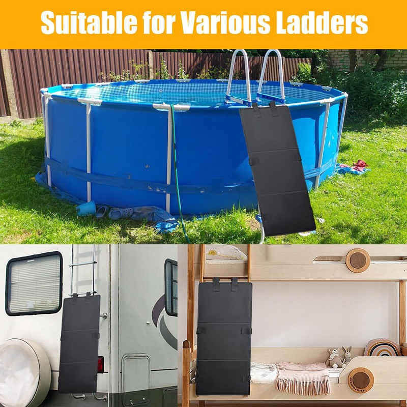 Bunk Bed Ladder Cover Foldable Prevent Kids From Climbing Waterproof