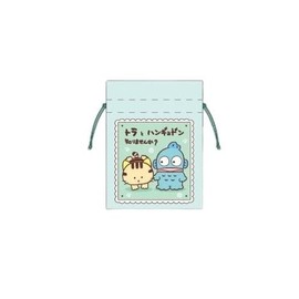 Tama & Friends x Sanrio Characters Bean Drawstring Light Green