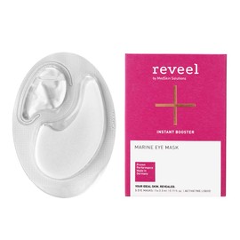 Marine Eye Mask by reveel – 5 pairs Moisturizing Under Eye Patches for a hydrated and instantly more plumped skin – Vegan Eye Masks to moisturize your skin for Women and Men