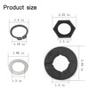 Sporthfish Thrust Washer Snap Ring Kit Compatible with Ford Super