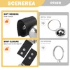SCENEREAL Large Bell for Dog Collar, 2 Pack 1.5" Extra