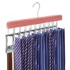 TOPIA HANGER Cedar 2 in 1 Belt Tie Hanger for