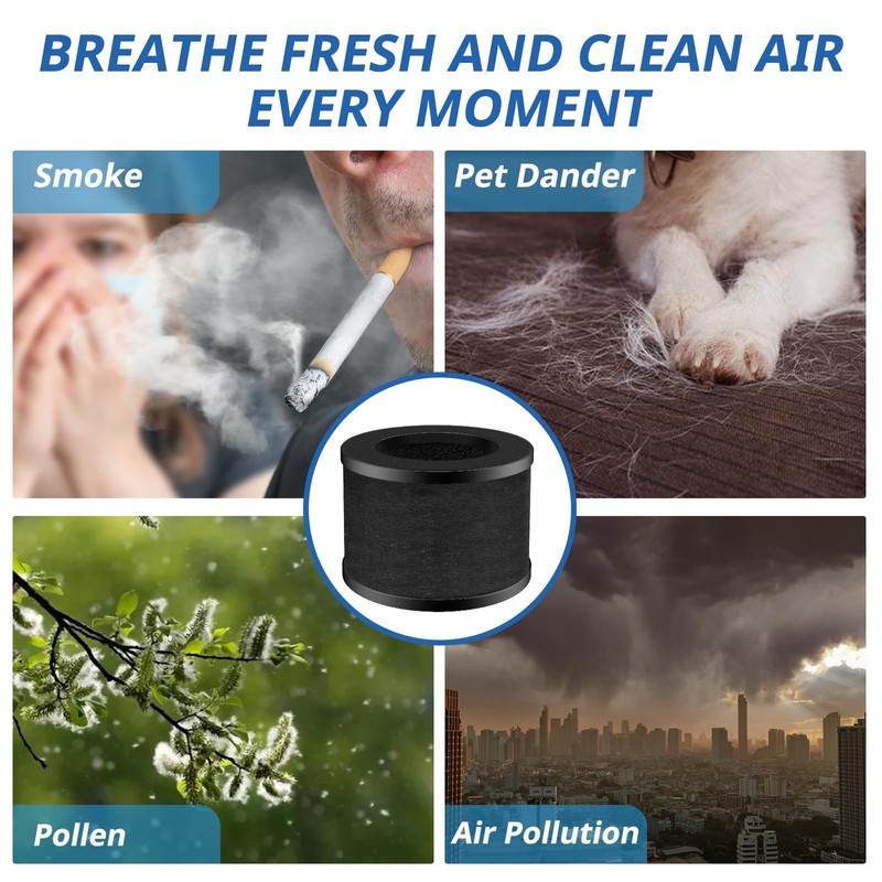 2 Pack TZ-K1 Replacement Filter Compatible With FreAire Air Purifier,