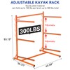 SUNSHINE FARMRE Kayak Storage Rack Adjustable Freestanding Kayak Stand for