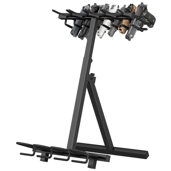Nonkky Gun Rack, Portable Folding Rifle Rack Stand, Freestanding Indoor