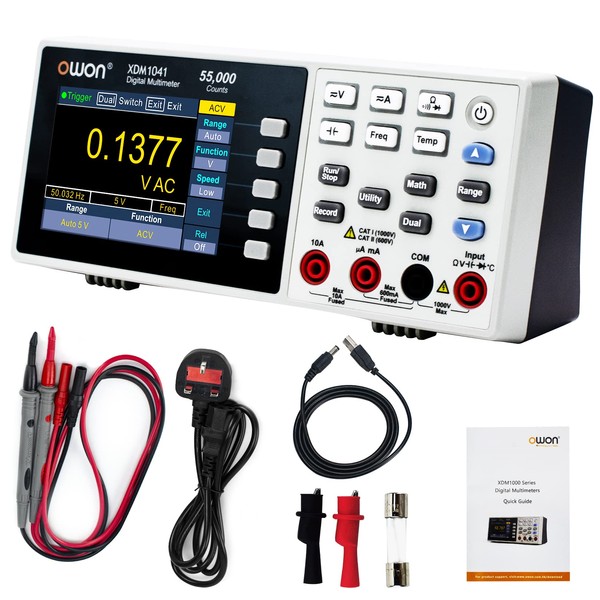 OWON XDM1041 Protable Bench Multimeter with 3.5 Inch 55,000 Counts