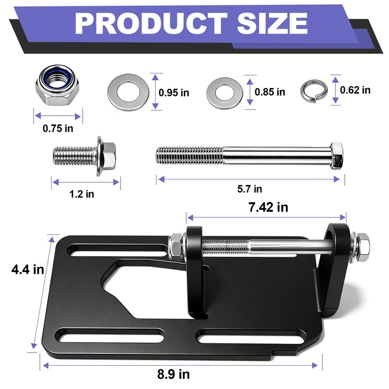 LS Swap Motor Mounts for 1973-1998 Chevy GMC C10 C/K