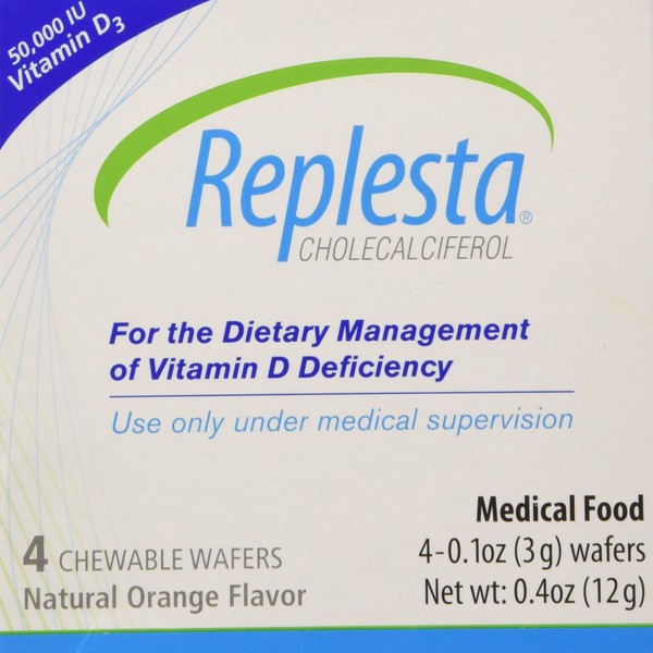 EVERIDIS HEALTH SCIENCES Replesta Tabs Chewable Wafers, 2 Pack, 4 Count.