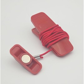 Treadmill Magnet Safety Key, 1.57x0.59in Magnetic Safety Switch Universal Treadmill Emergency Stop Magnet for Treadmills Running Machines