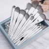 VYNESTRA 30 Pcs Pro Grade Makeup Brushes Set with Dense