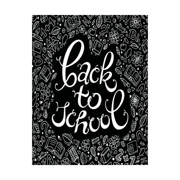 Back to School: Notebooks: Ruled Notebook, Lined Notebook: Large Size