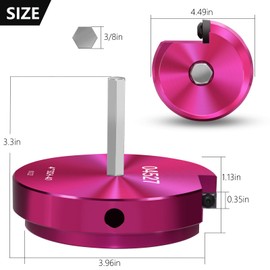PVC Pipe Reamer for 4 Inch I.D. SCH.40 PVC Pipes, Fitting Saver with 3/8-Inch Hex Shaft,Socket Saver Plastic Pipe Fitting Reamer Tool for Plumbing Sch.40 Socket Hub Coupling Removing