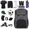 YOREPEK Soccer Bag, Soccer Backpack with Ball Compartment for Men