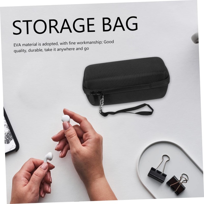 LALAFINA Travel Tech Organiser Speaker Storage Box Electronics Carrying Case