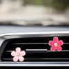Frienda 6 Pcs Daisy Flower Car Air Freshener Clips