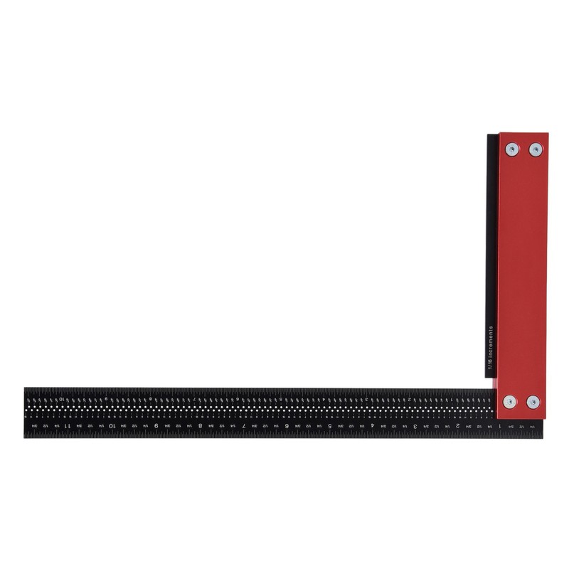 Woodworking Ruler 12in Accurate Carpenter Square L Shaped Right Angle