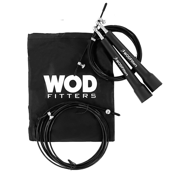 WODFitters Ultra velocidad Cable Cuerda de Saltar para Entrenamiento cruzado