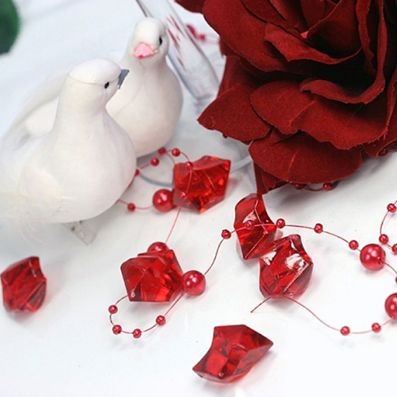 50 x ACRYLIC ICE CHUNKS - WEDDING TABLE SCATTER -