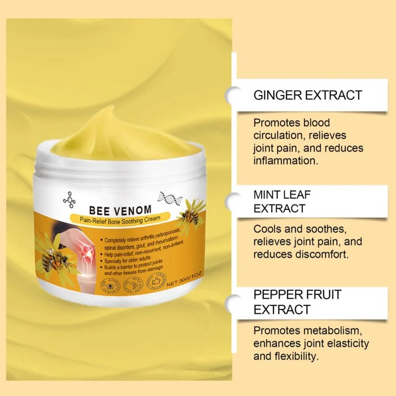 Crema Tópica Para El Cuidado De Las Articulaciones Con Venen