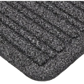 Notrax 161 Barrier Rib Entrance Mat, for Home or Office, 4' X 6', Charcoal Black