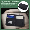 Car Registration & Insurance Holder, Glove Box Compartment Organizer Bag