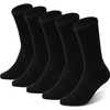 8000mAh Rechargeable Battery Foot Warmer Hiking Socks Up to 10 Hours, APP Controlled Electric Heated Socks with 4 Heating Levels for Camping Skiing,Medium