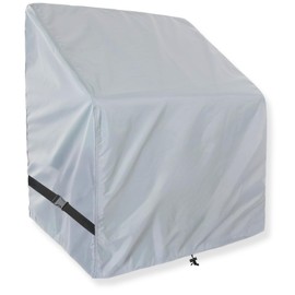 Waterproof Boat Bench Seat Cover - 39" x 24" x 35" Leaning Post Cover, Pontoon Boat Seat Covers Fitted, UV Resistant - Elastic Heavy Duty Outdoor Rain Dust Sun Defense - Durable for Boats