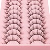 KOUSEI Artificial Eyelashes, Manga False Eyelashes, Natural Lashes, Pure Handmade