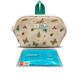 Huniox® Cool Bag – Porta Merende Bambina – Borsa Termica Bambina – Porta Snack Da Viaggio – Borsa Porta Pranzo Piccola – 24,5×14×10 cm · 3L (Insects, Snack)