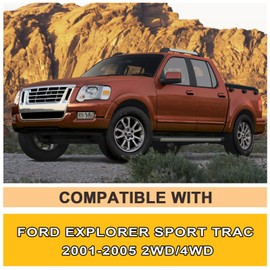 Body Cab Mount Bushings Kit 6-116 Compatible with 2001-2005 Ford Explorer Sport Trac 2WD/4WD,Silicone Cab Mounts Bushing Better Passability Bumpy Ride,Durable Components Improve Truck (RED)