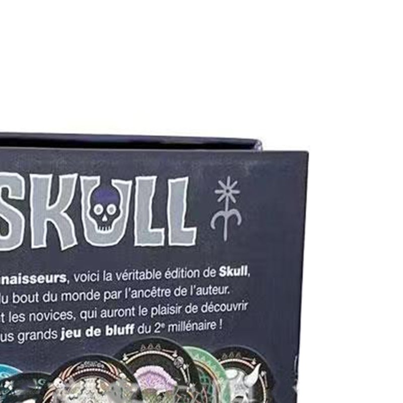 Skull Puzzle Board Game Strategy Waterproof Brain Teaser Puzzle Toy