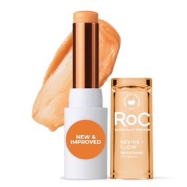 RoC Multi Correxion Revive + Glow Eye Balm con vitamina C (0.14 oz) + paquete de crema para ojos con retinol | Revive + Glow Vitamin C Eye Balm Stick 