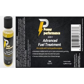 Power Performance 3-in-1 Advanced Fuel Treatment 2oz Bottle