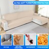 CYCMACO Waterproof Sofa Cover L Shape 4 Seater Couch Cover