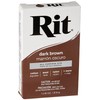 Rit Concentrated Powder Dye, Dark Brown, 31.9g