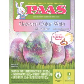PAAS Unicorn Color Whip with Glitter Egg Decorating Kit
