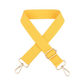 Aoktorkit 1 Pcs Universal Replacement Shoulder Strap, 3cm Wide Nylon Adjustable Bag Strap for Laptop Handbag Crossbody, Yellow