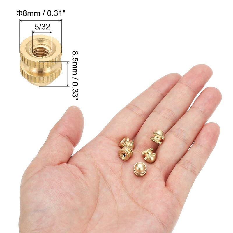 PATIKIL 5/32 Inch Cap Nut, Pack of 15 Acorn Nut