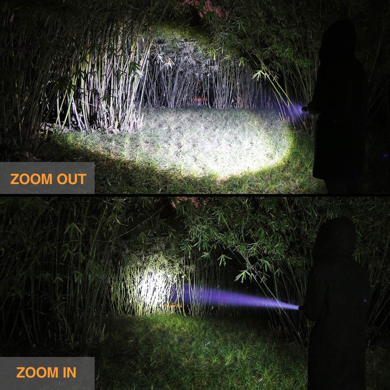EverBrite Ultra Bright Tactical Flashlight, 900 Lumen Zoomable Adjustable Focus,