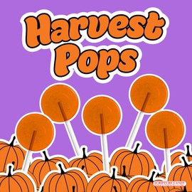 Scripture Candy, Harvest Cards & Orange Flavored Pops, 32 Count