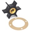 QuickMarine 131-0386 Water Pump Impeller with Gasket for Onan 4.0