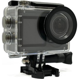 icefox Action Camera 4K Waterproof Outdoor Microphone Underwater 40M Ultra HD Camera 20MP 170° Ultra Wide Angle WiFi Camera, Grey