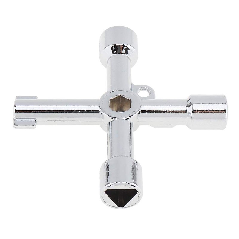 OriGlam 4-Way Multi-Functional Utilities Key Tool for Electric, Water, Gas