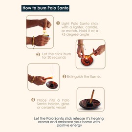 Palo Santo Smudging Sticks 12-Pack from Peru - 100% Natural Incense with Premium High Resin for Spiritual Cleansing - Substantially Hand-Picked, Ethically Wild Harvested - Sustainable Packaging