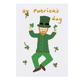 'St Patrick's Day Leprechaun ' Temporary Tattoo - Water Resistant, Skin-Safe, Non-Toxic Transfer (TO00081143)