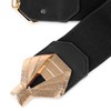 BlackButterfly Wide Cinch Stretchy Elastic Material Waistband Retro Golden Bow