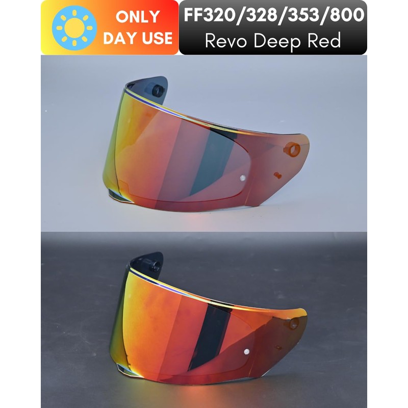 Logto Compatible with LS2 FF353/320/328/800 Helmets Visor Tint Replacement Motorcycle