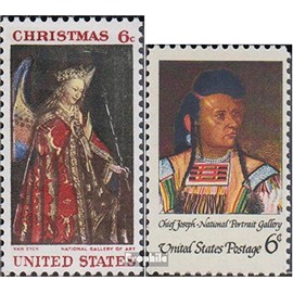 Prophila Collection USA 972,973 (Complete Edition) Mint NH 1968 Christmas Native American (Stamps for Collectors) Christmas