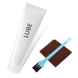 PWEOW Treadmill Lubricant for Spirit Sole Fitness Treadmill TubeTread Belt Deck Lube, Silicone lube Fit Most Brands Fitness Treadmill Maintenance Lubricant Oil with Cleaning Cloth and Brush (White)