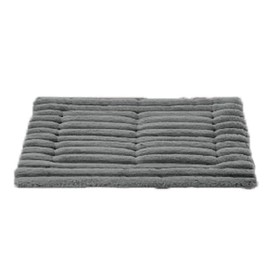 YQLKYMLO Warming-self Pet Bed Mat, 30" × 20" Small Self Heating Dog Crate Pad, Thermal Extra Warm Puppy Mats for Indoor & Outdoor, Non Slip, Washable, Dark Grey